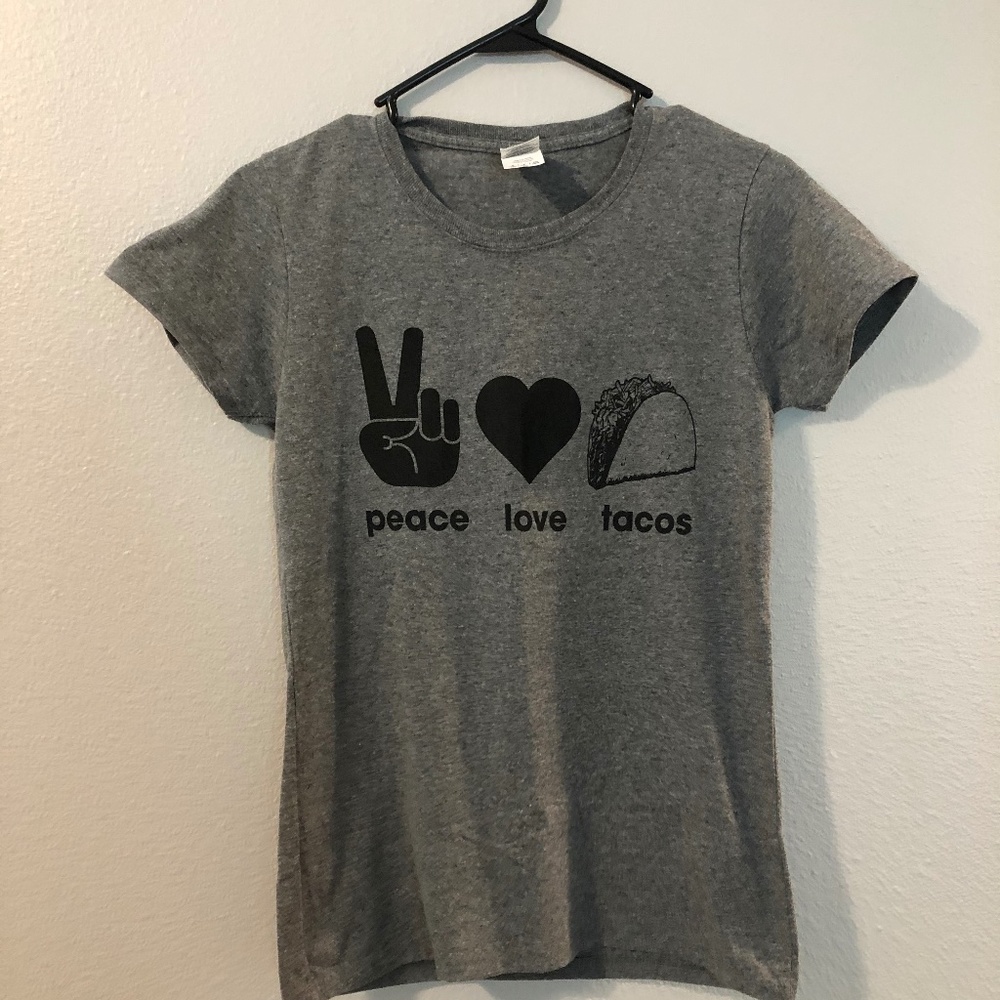 Peace, Love, Tacos Tee Shirt